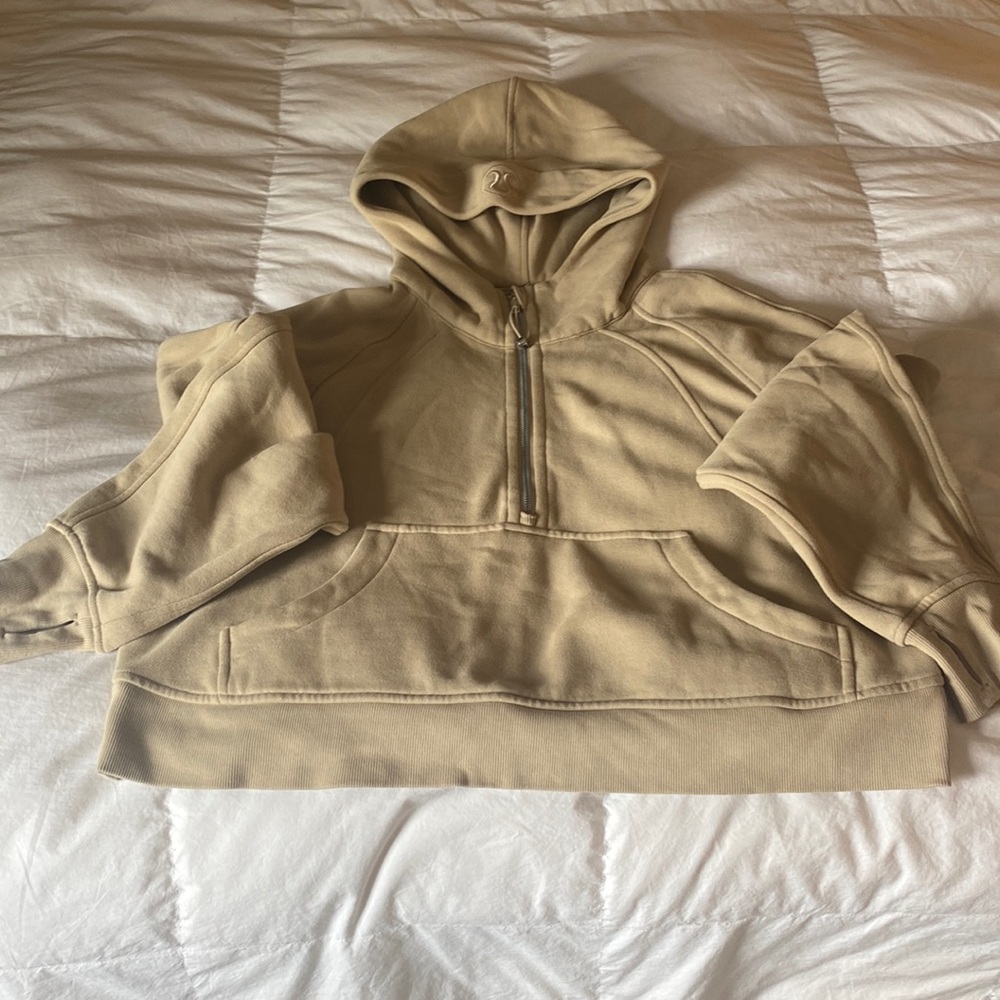 lululemon scuba oversized 1/2 zip hoodie